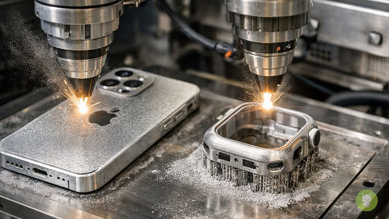 Apple Watch e iPhone con stampa 3D in alluminio: Apple ci pensa