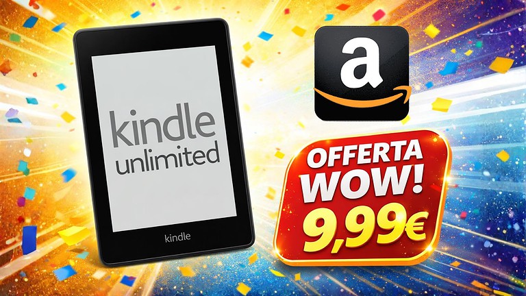 Amazon: Kindle Unlimited costa solo 9,99 euro per tre mesi, la promo scade presto