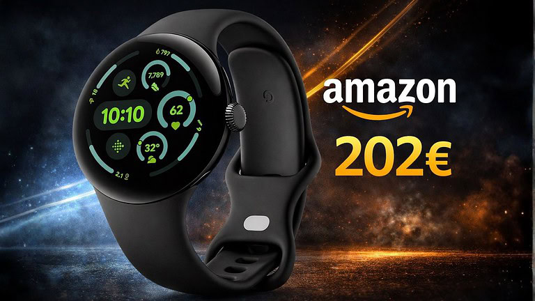 Amazon: Google Pixel Watch 3 crolla sotto i 200€, mai così in basso