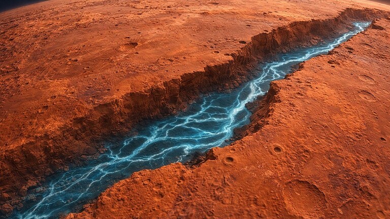Marte, scoperto un sistema fluviale nascosto sotto la superficie
