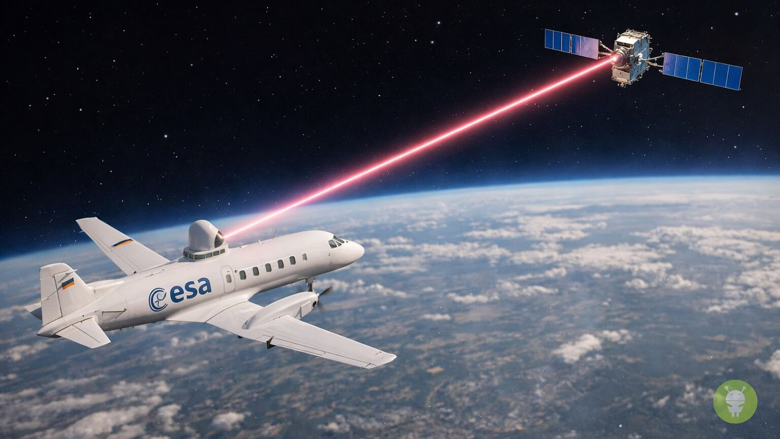 ESA: è record storico nelle comunicazioni laser tra aereo e satellite