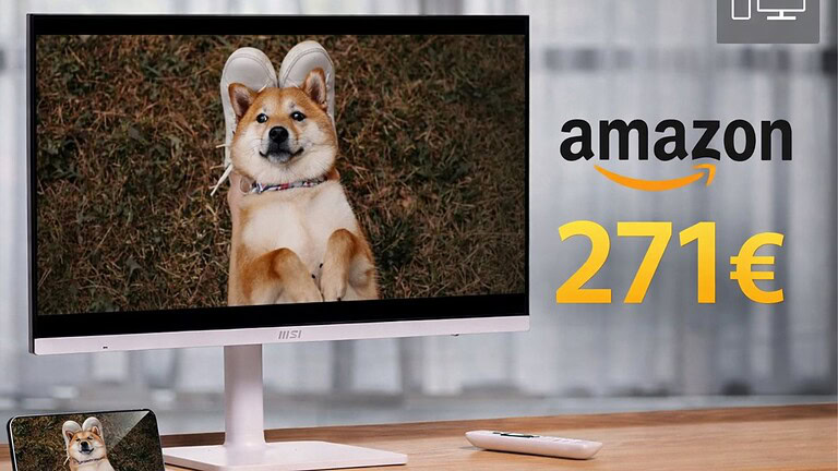 Amazon: monitor MSI 4K da 27" con Google TV in super sconto del 32%