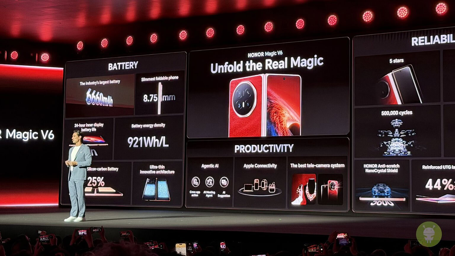 Honor Magic V6, la versione cinese ha una batteria più grande