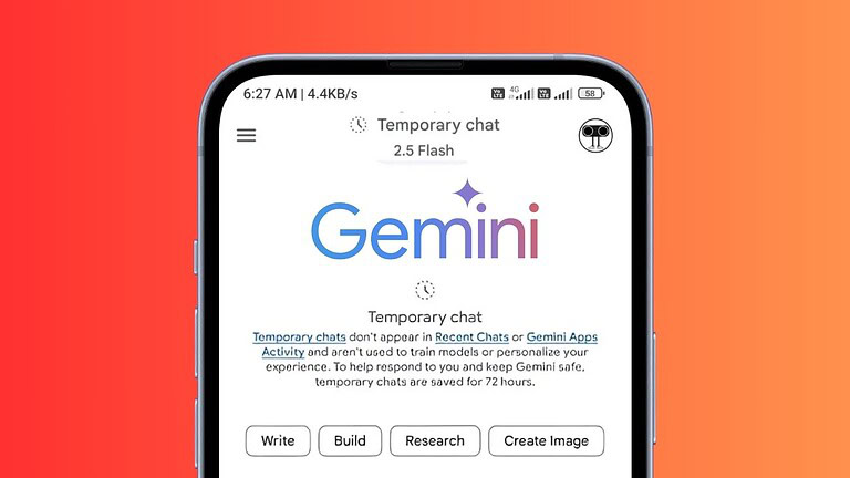 Gemini rende le chat temporanee molto più accessibili