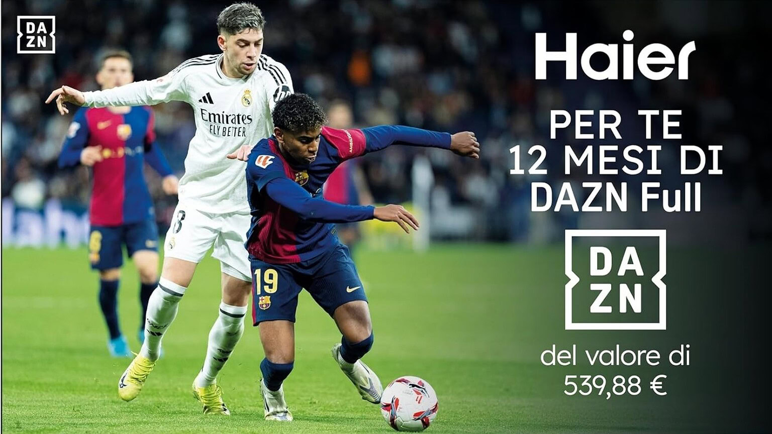DAZN gratis per un anno con i Mondiali 2026: basta comprare una smart TV