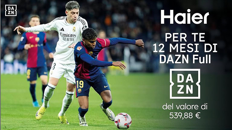 DAZN gratis per un anno con i Mondiali 2026: basta comprare una smart TV