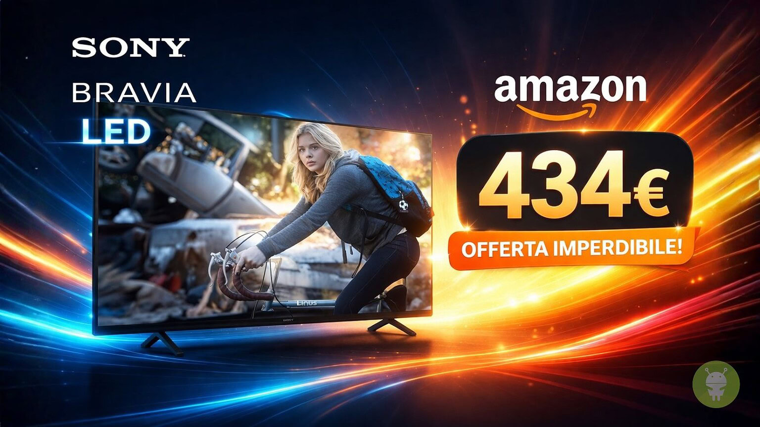 Amazon: smart TV Sony BRAVIA da 50 pollici crolla a 434€