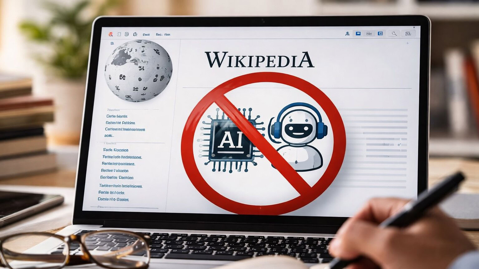Wikipedia vieta l'intelligenza artificiale e i chatbot a chi scrive sul sito