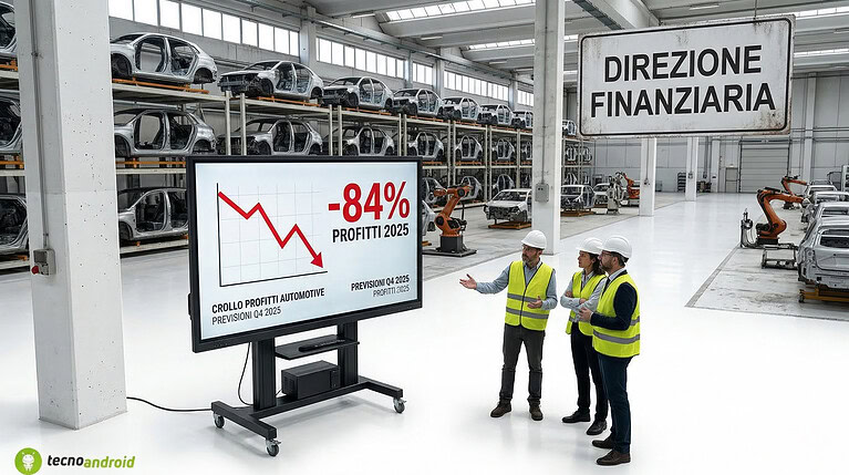 Auto, profitti in caduta libera nel 2025: il crollo è dell'84%