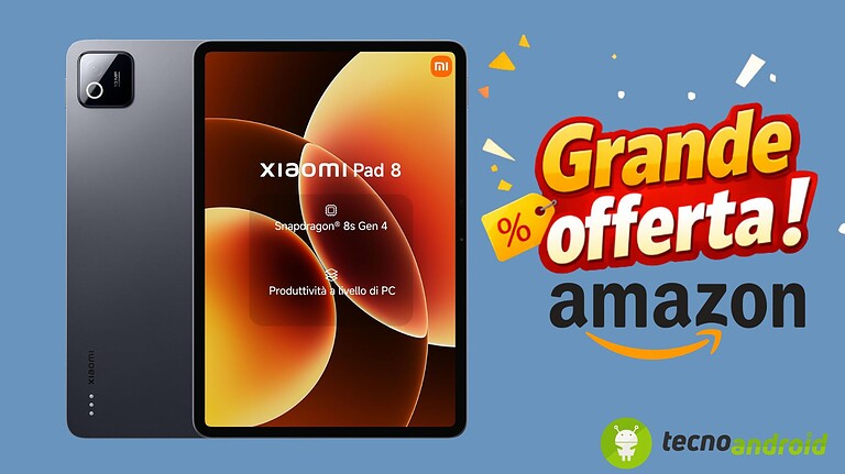 XIAOMI Pad 8: un'offerta Amazon dal prezzo irresistibilmente scontato