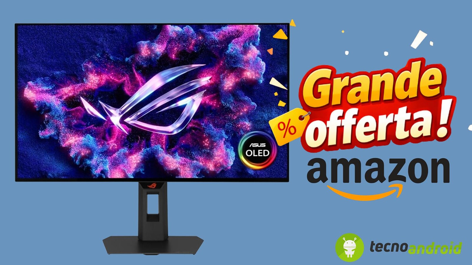 Amazon: oggi il monitor ASUS ROG Strix OLED ad un prezzo stracciato