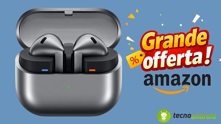 Amazon, nuova promo folle da non perdere sui Samsung Galaxy Buds3