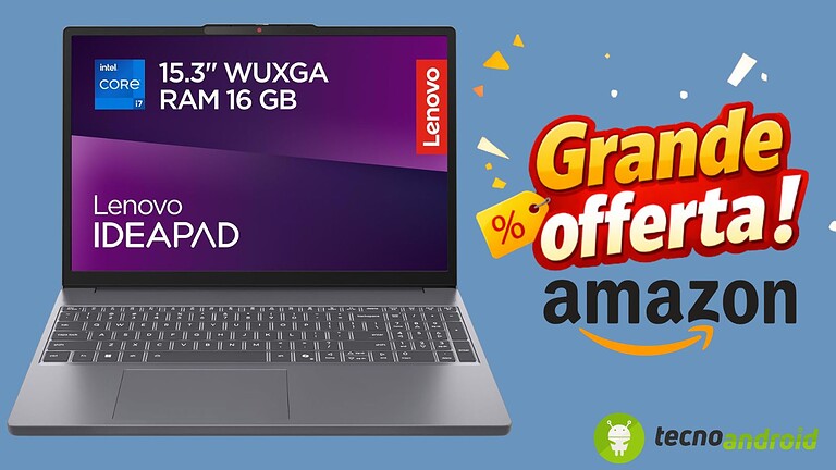 Amazon lancia una promo folle: Lenovo IdeaPad Slim 3 ad un prezzo speciale