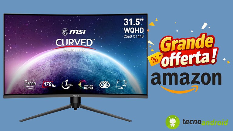 Il Monitor MSI G32CQ5P in promo ora su Amazon: sconto del -46%