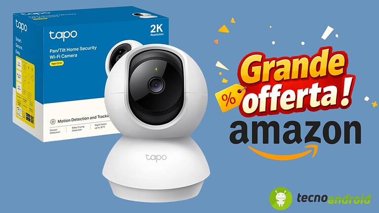 Offerta videocamera Tapo C210: Amazon taglia il prezzo a metà