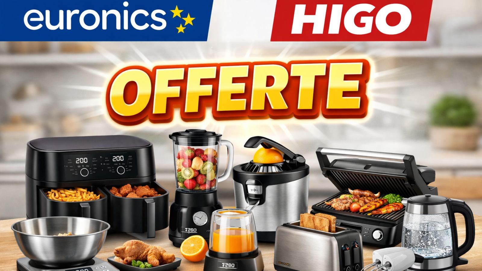 Euronics: offerte esclusive per una cucina magica targate Higo
