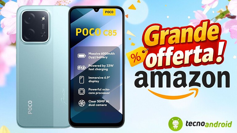 Offerta Amazon XIAOMI POCO C85: uno smartphone che costa davvero poco poco