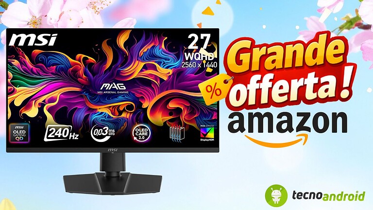 Amazon abbassa il costo del MAG 273QP QD-OLED X24: ecco la promo