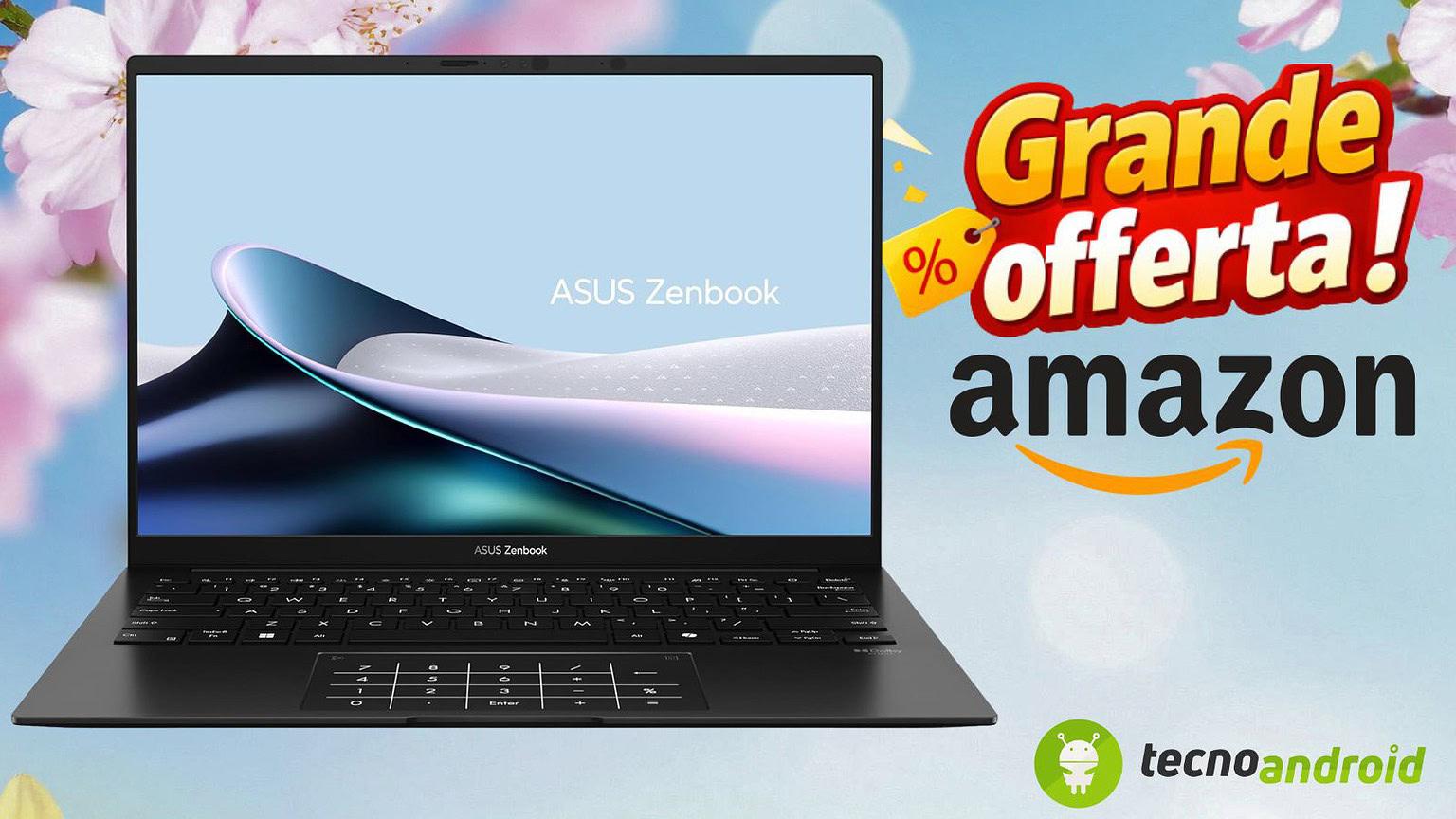ASUS Zenbook 14 su Amazon: grande potenza ora al 67% di sconto