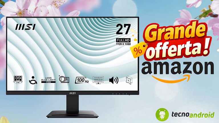 Promo Amazon: monitor MSI PRO MP273A adesso ad un prezzo wow