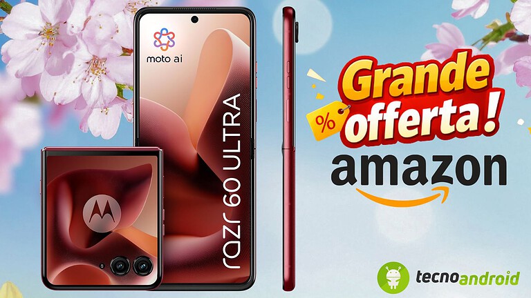 Amazon lancia sconto sul Motorola Razr 60 Ultra: la promo è imperdibile