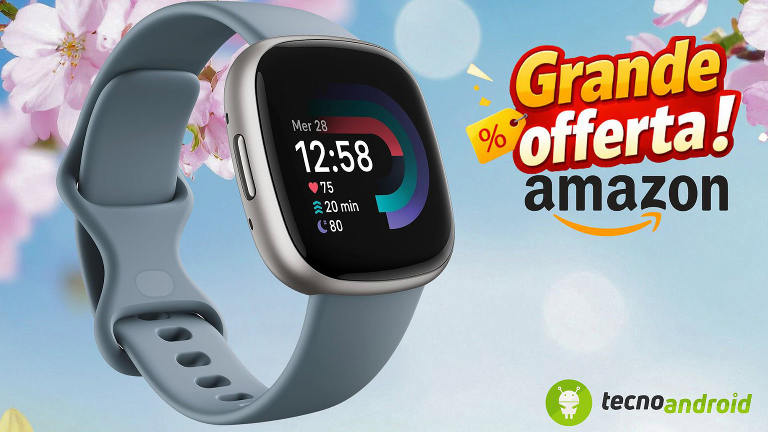 Smartwatch Google Fitbit Versa 4: l'offerta Amazon porta la tecnologia al tuo polso
