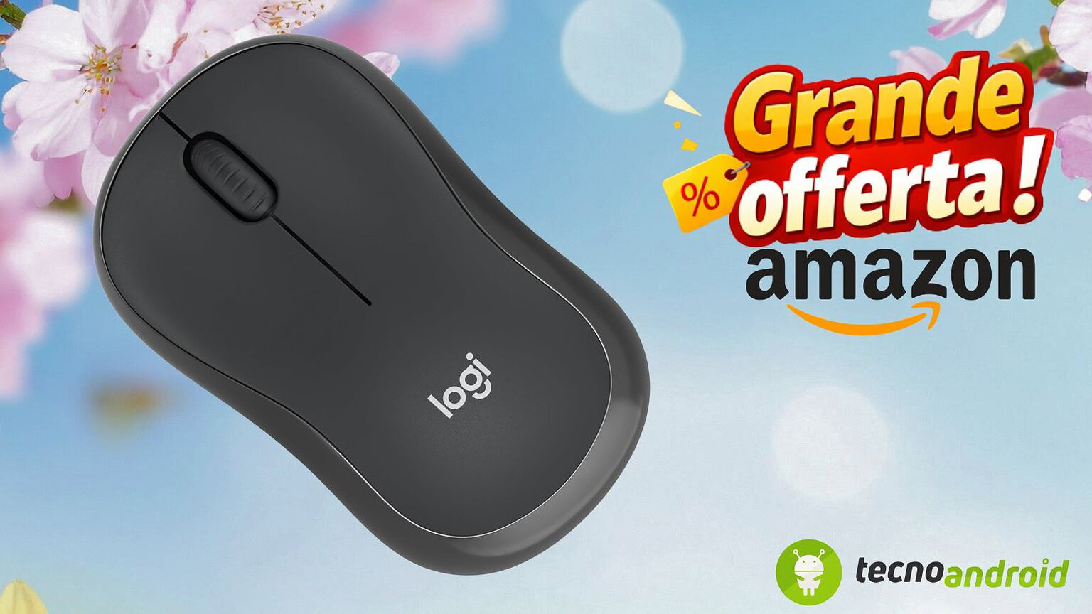 Amazon: il mouse silenzioso Logitech M240 arriva con un sconto da pazzi