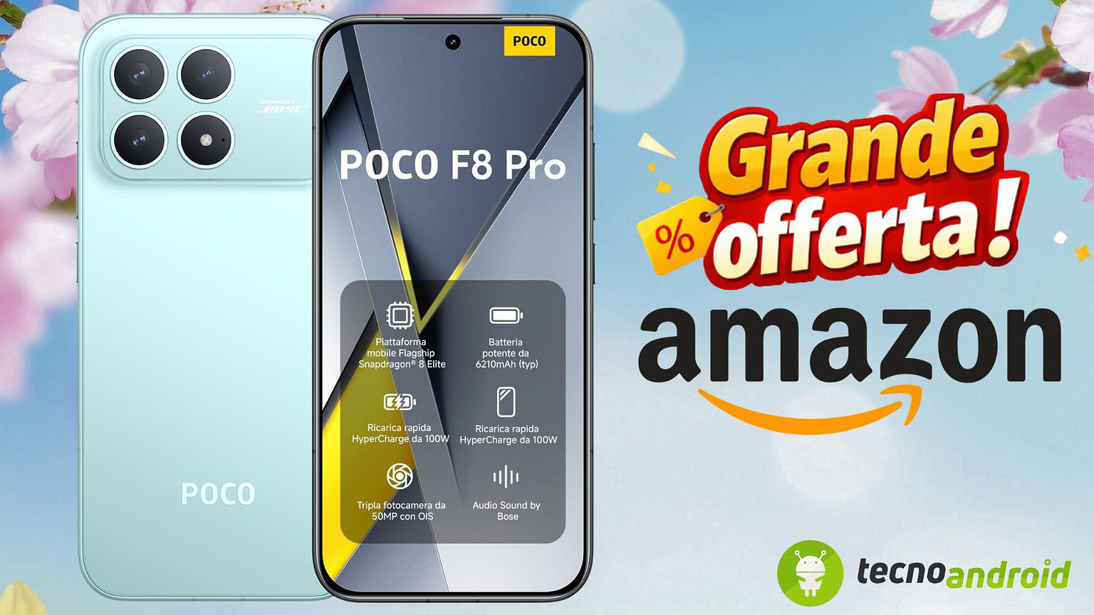POCO F8 Pro su Amazon: potenza folle ad un prezzo irresistibile