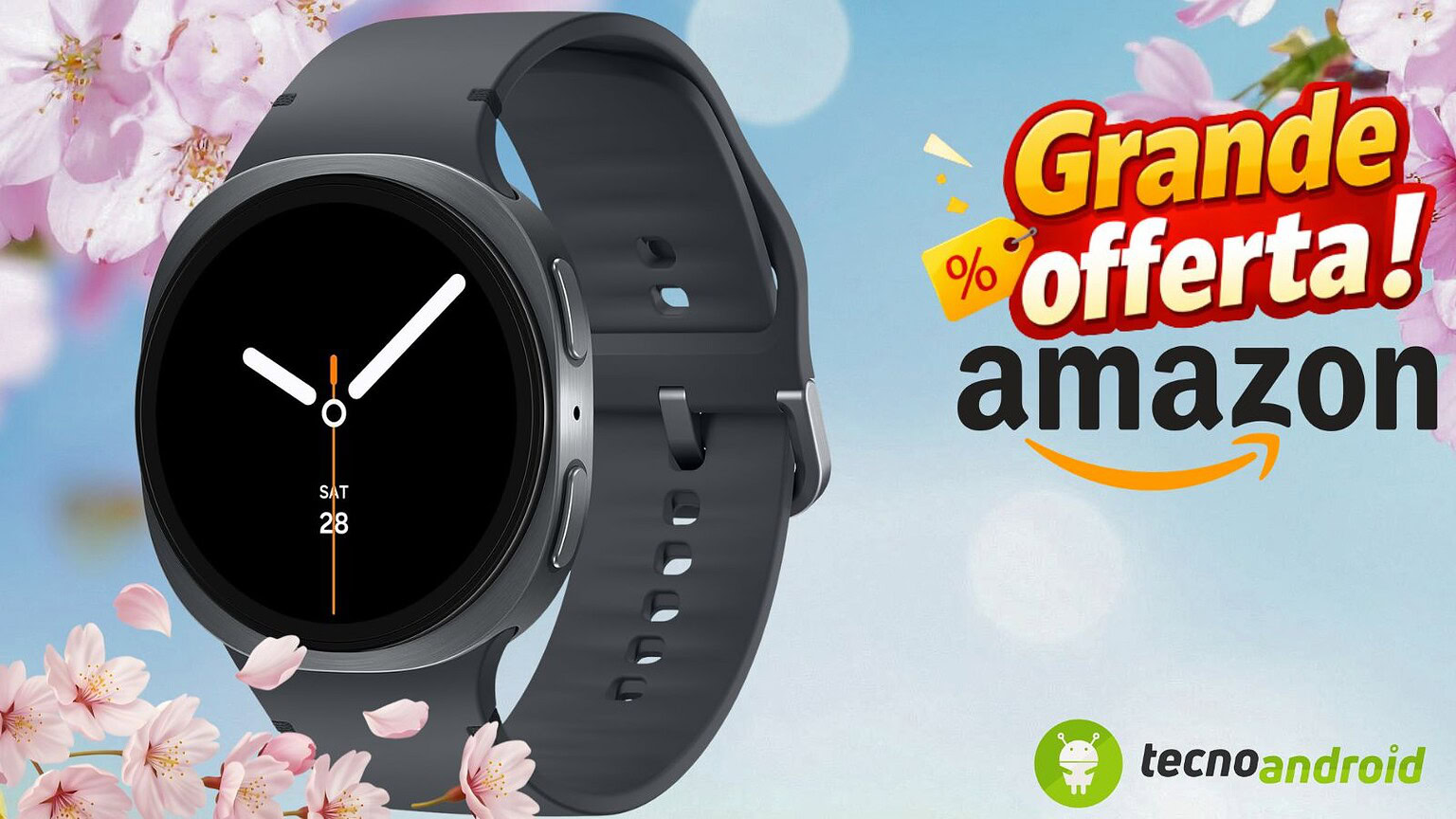 Galaxy Watch8 su Amazon: stile smart e prezzo ultra stracciato