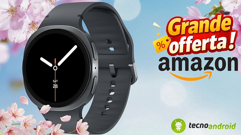 Galaxy Watch8 su Amazon: stile smart e prezzo ultra stracciato