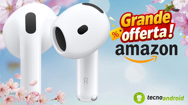Amazon offerta Apple AirPods 4: musica ovunque a basso costo