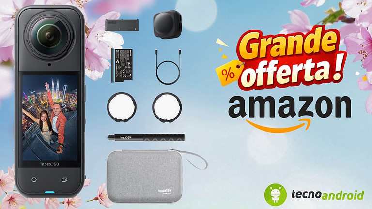 Scatta con stile: l'Insta360 X5 Pack Essential è in promo su Amazon