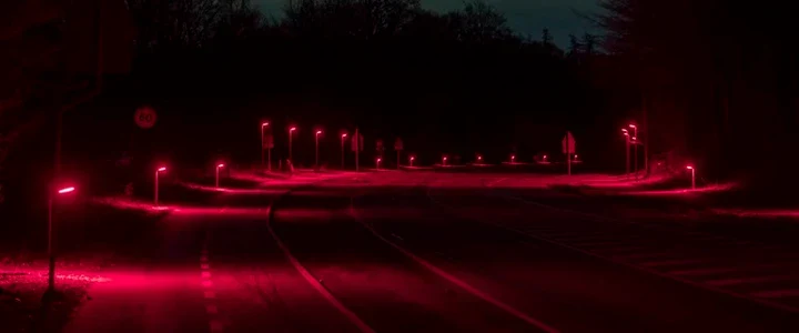 luci rosse Danimarca per proteggere pipistrelli