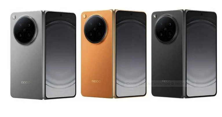 Oppo Find N6 render tre colorazioni