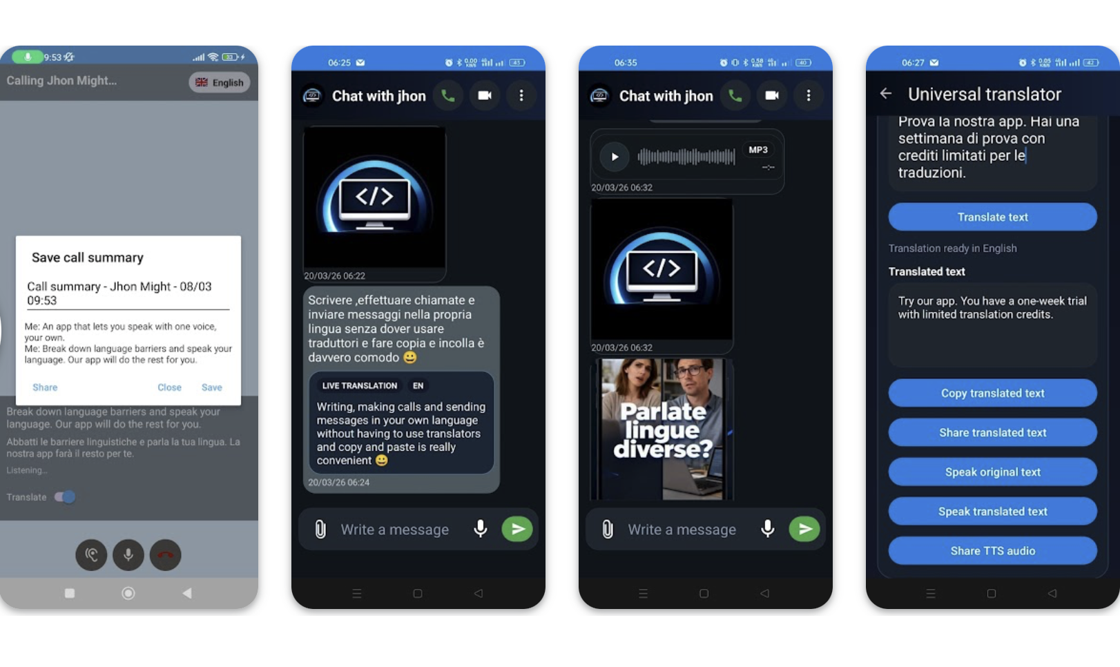 OneVoice per Android Play Store di Google_2