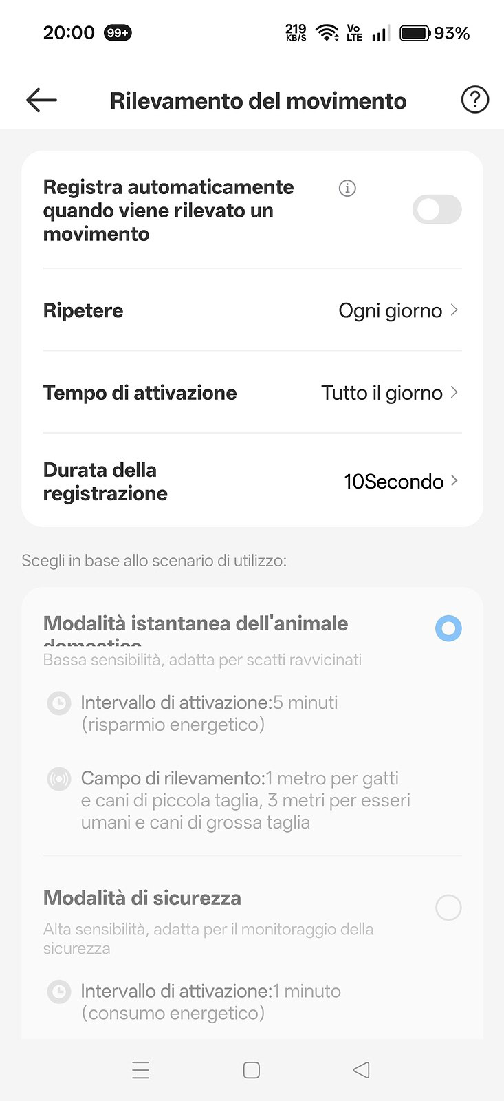 ROLA Mini Enabot - specifiche ROLA Mini Enabot - specifiche