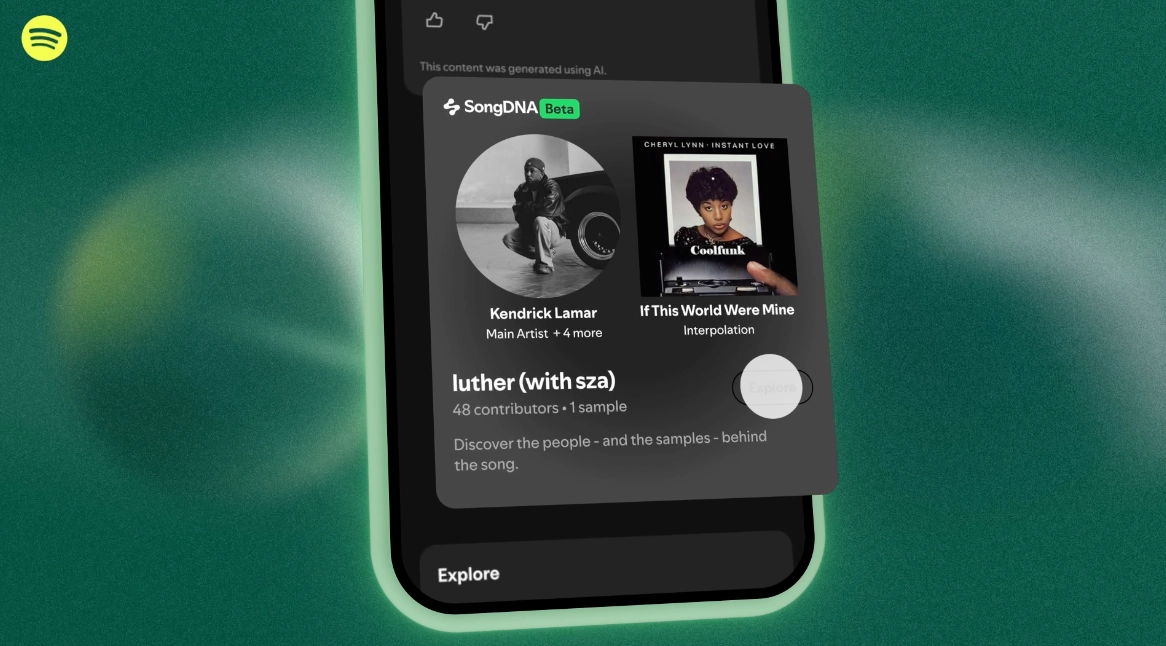 Spotify, arriva SongDNA: la funzione svela le connessioni tra i brani_1