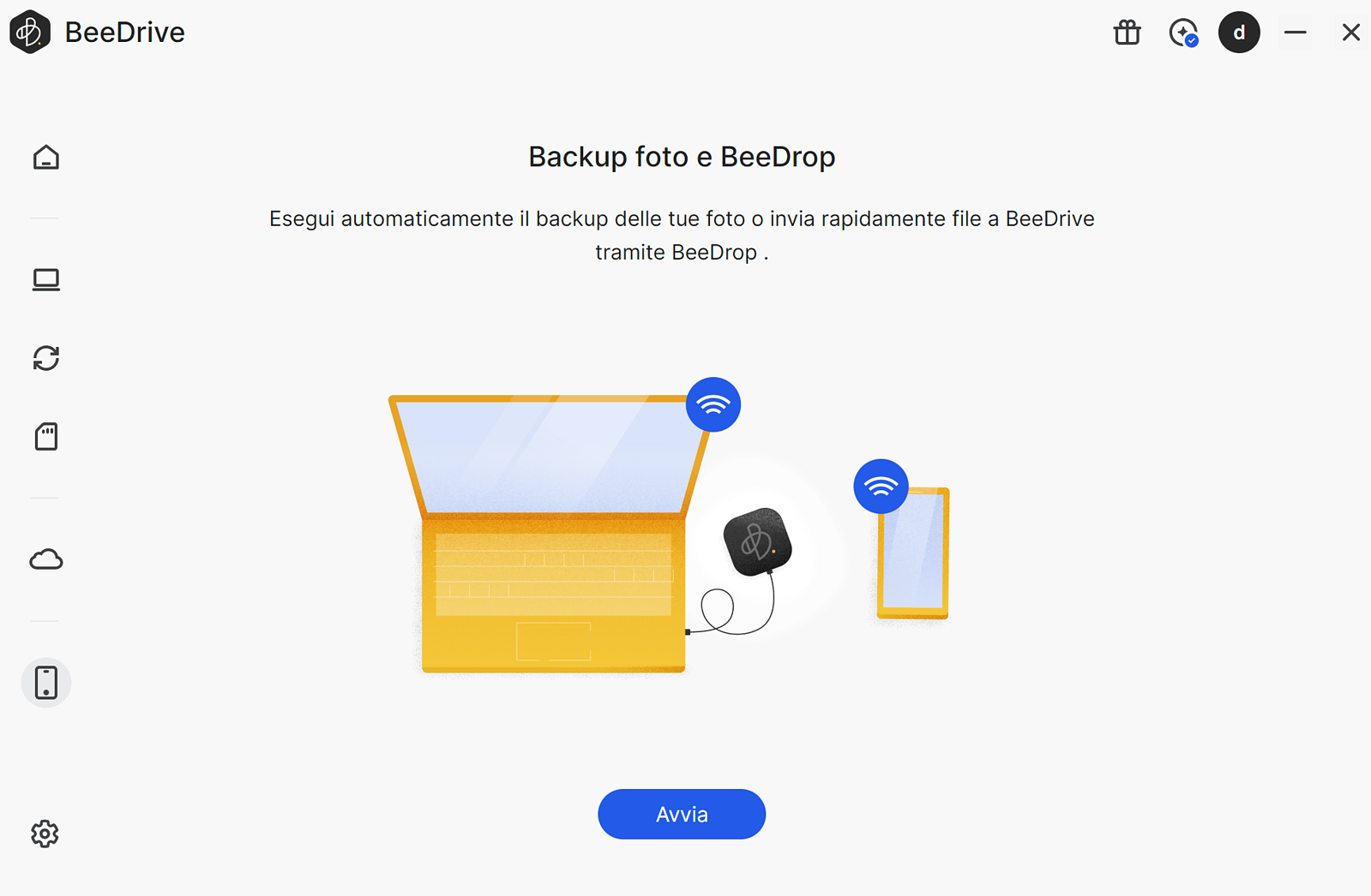 Synology BeeDrive - design