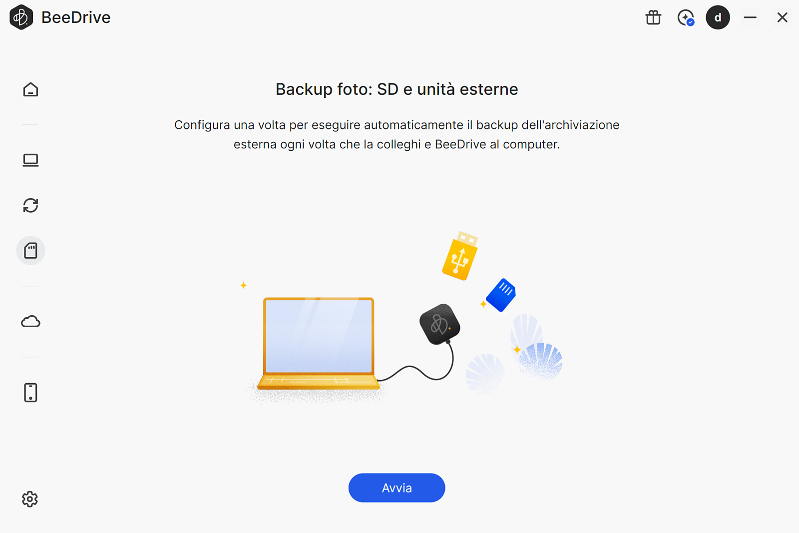 Synology BeeDrive - utilizzo