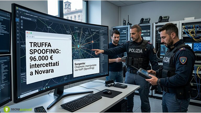 Spoofing telefonico: truffa da 96mila euro smascherata a Novara