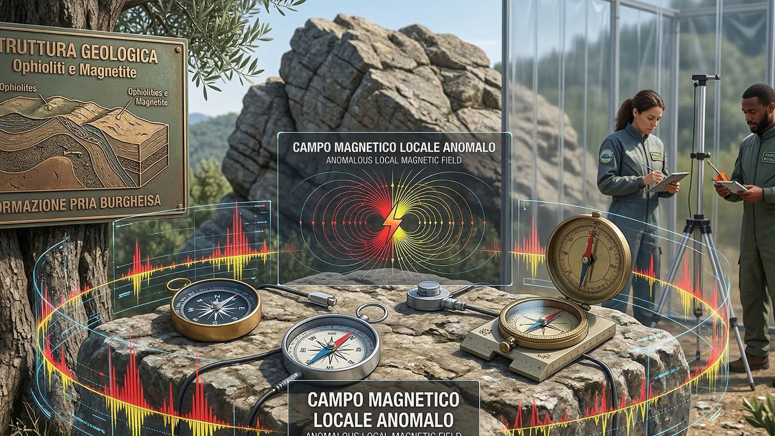 Pria Burgheisa: la roccia ligure che manda in tilt le bussole