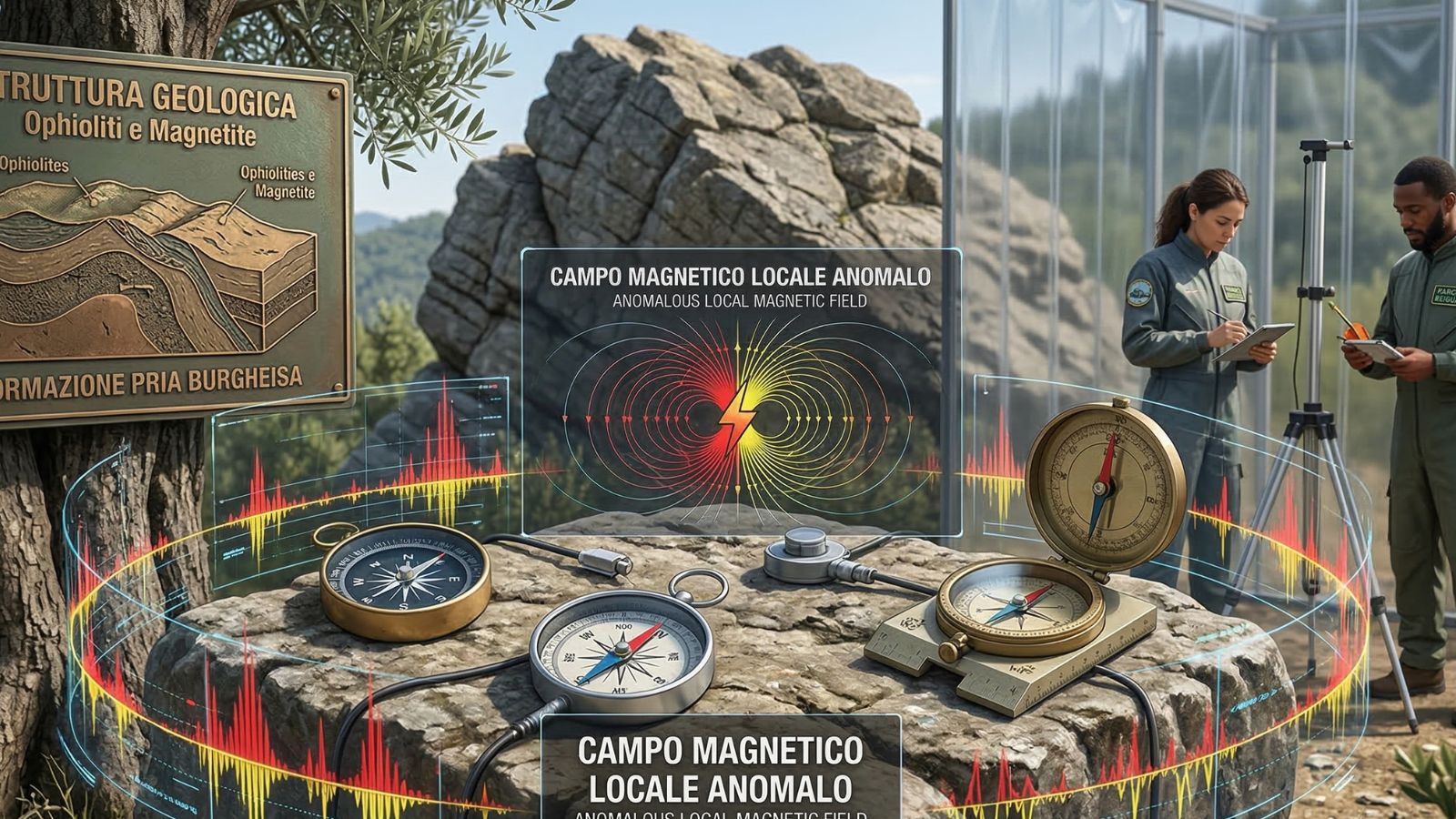 Pria Burgheisa: la roccia ligure che manda in tilt le bussole