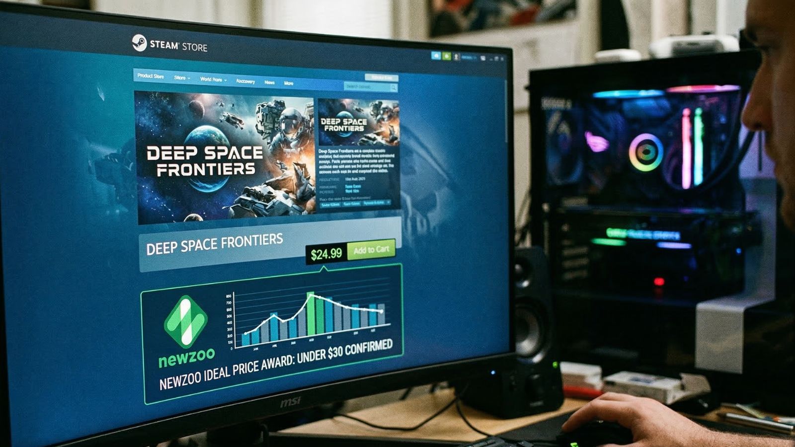 Videogiochi PC: il prezzo ideale è sotto i 30 dollari secondo Newzoo