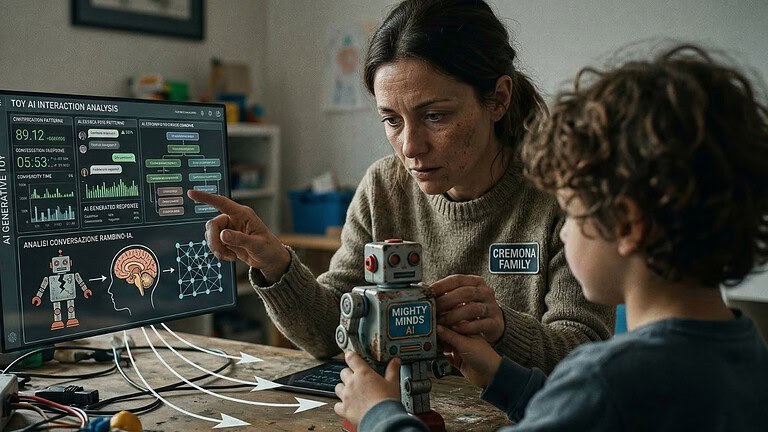 Giocattoli con IA generativa: cosa succede quando un bambino ci parla