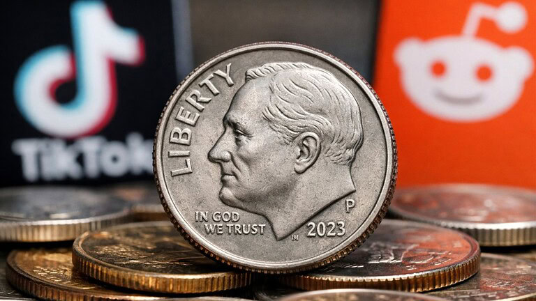 Moneta da 10 centesimi USA senza ramo d'ulivo: cosa c'è davvero dietro