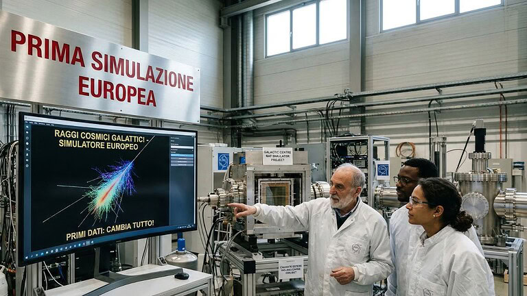 Raggi cosmici galattici: il primo simulatore europeo che cambia tutto