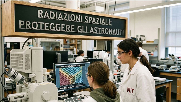 Radiazioni spaziali: il MIT studia nanomateriali per proteggere gli astronauti