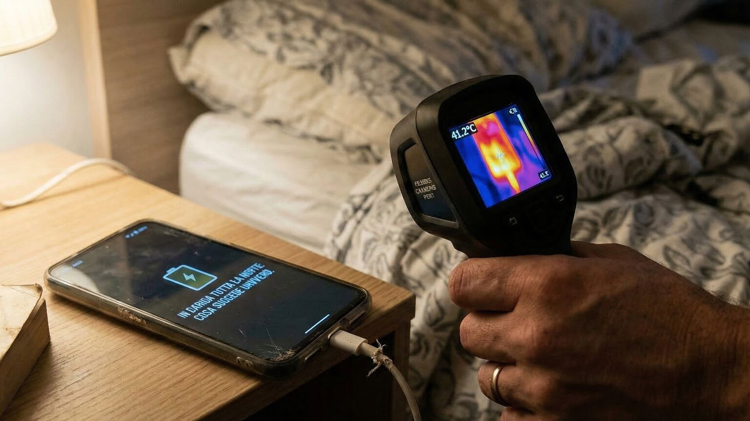 Smartphone in carica tutta la notte: cosa succede davvero