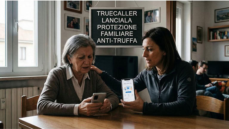 Truecaller lancia la protezione familiare anti-truffa da remoto