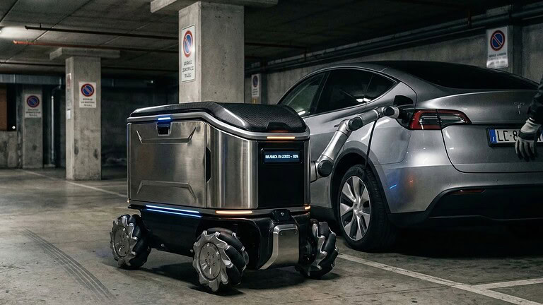 Robot di ricarica per auto elettriche: ecco come cambiano tutto